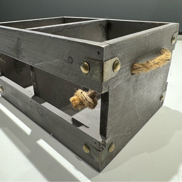 ๐๏ธ4 for 20$ / Rustic Wood Box / Grey - Picture 8 of 14